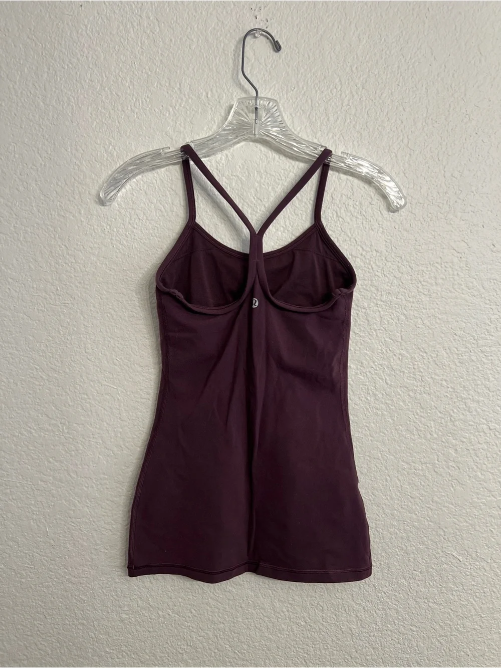 lululemon athletica Deep Plum Power Y Tank Top Size 2